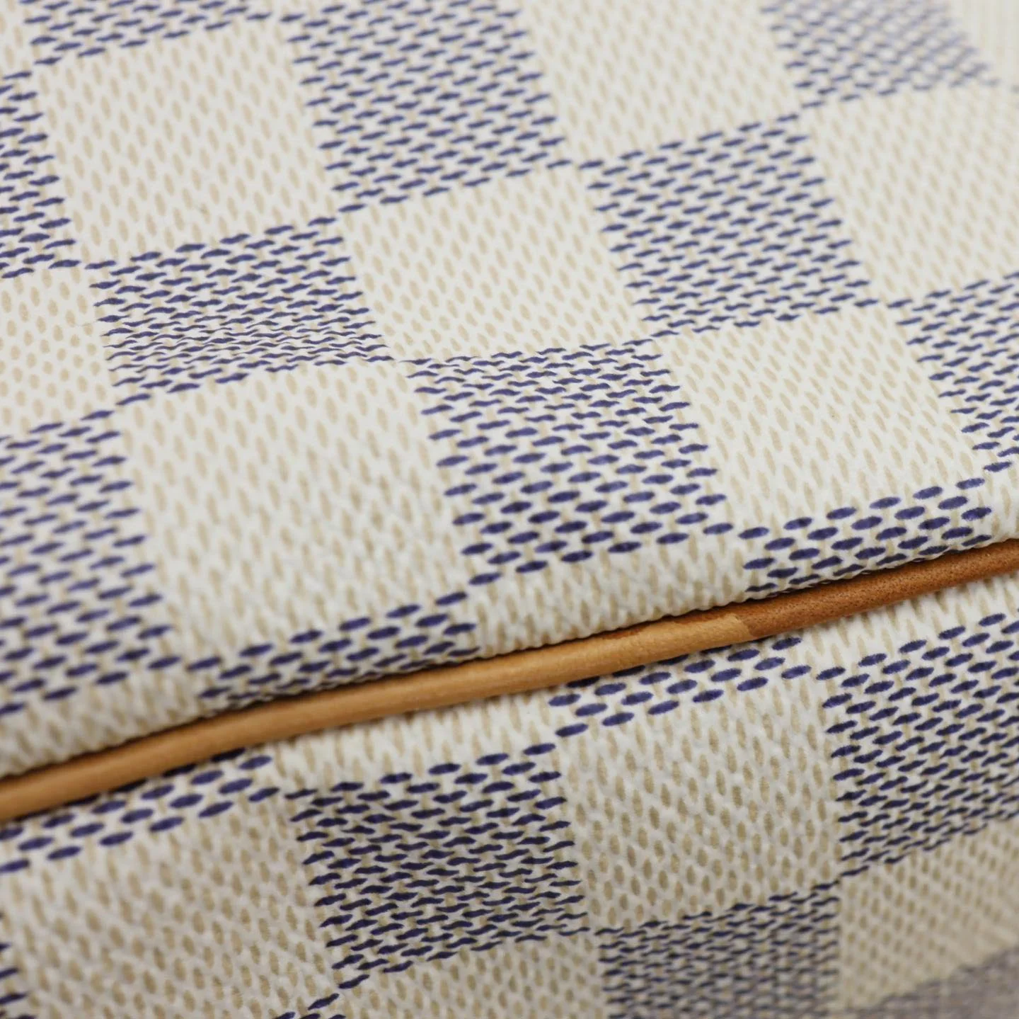 LOUIS VUITTON Speedy 35 Damier Azur Satchel Bag White - Image 10