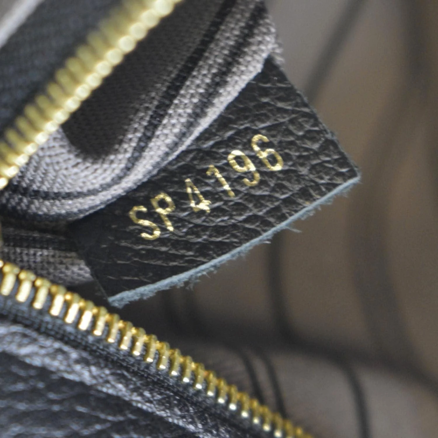 LOUIS VUITTON Spontini Empreinte Leather Shoulder Bag Black - Image 12