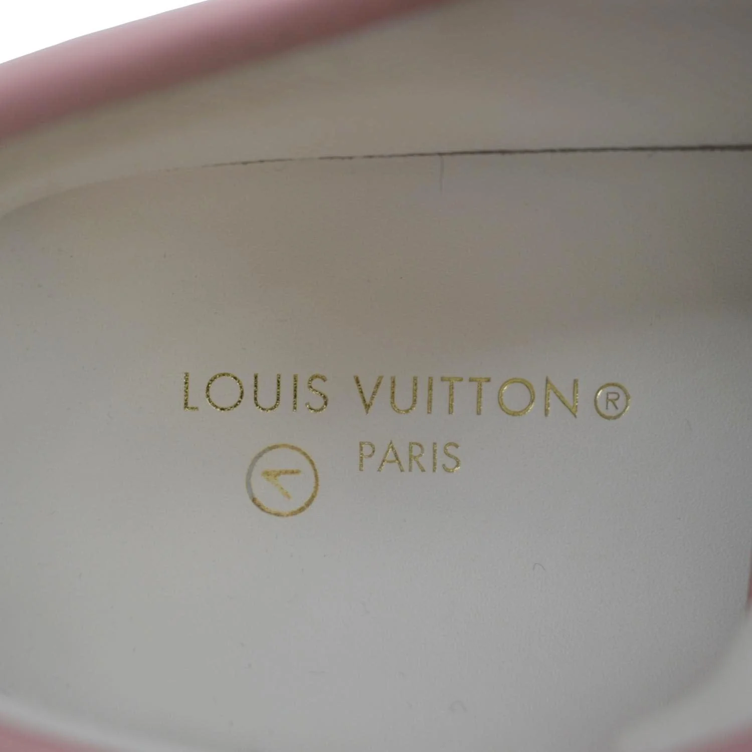 LOUIS VUITTON Squad Trainers Monogram Denim Sneakers Pink Size 37 - Image 8