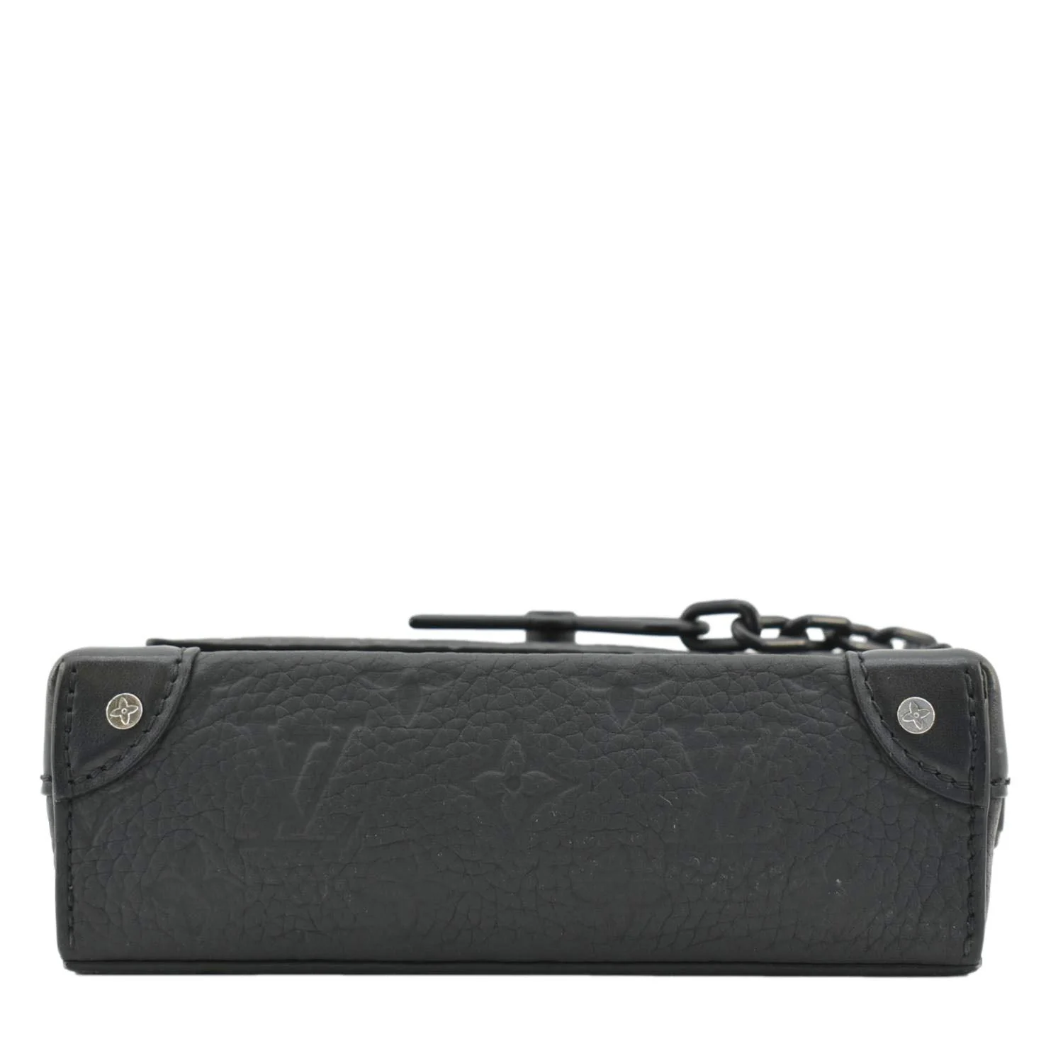 LOUIS VUITTON Steamer Wearable Taurillon Leather Shoulder Bag Black - Image 11