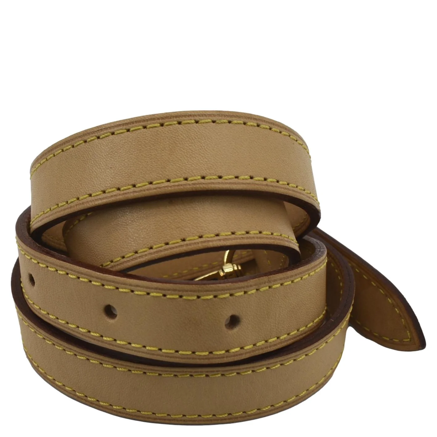 LOUIS VUITTON Leather Strap Beige - Image 3