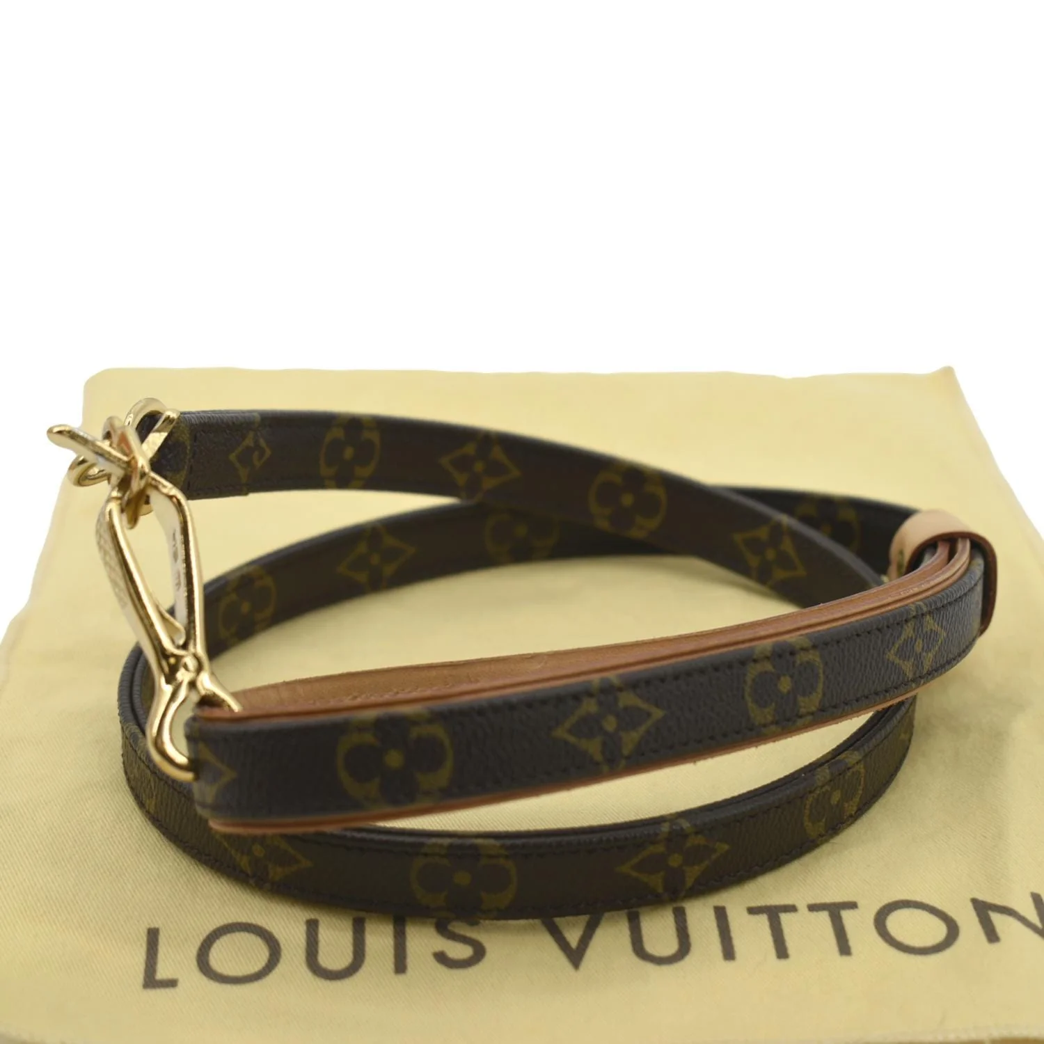 LOUIS VUITTON Monogram Canvas Strap Brown - Image 2