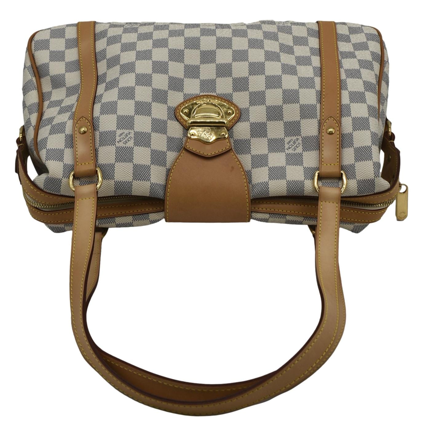 LOUIS VUITTON Stresa PM Damier Azur Shoulder Bag White - Image 4