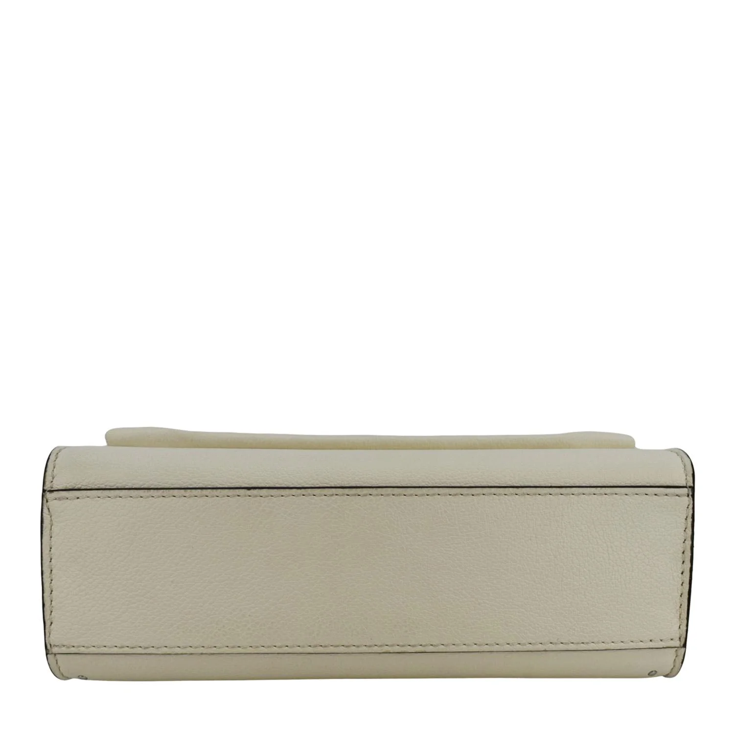 LOUIS VUITTON Mylockme Studded Leather Chain Shoulder Bag White - Image 9