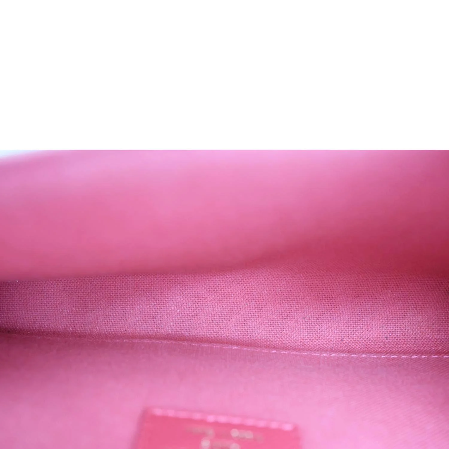 LOUIS VUITTON Studded Pochette Felicie Damier Azur Crossbody Bag Fuchsia - Image 14