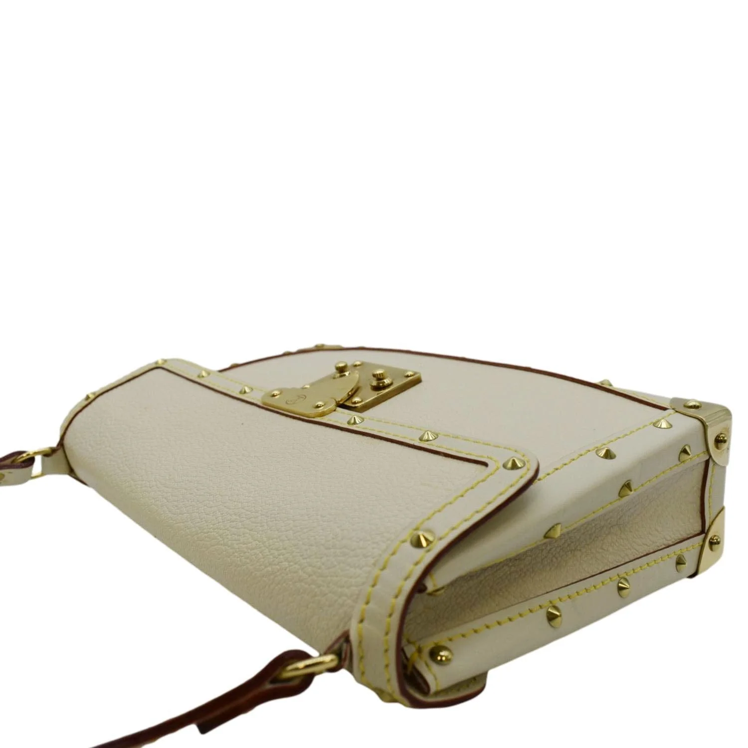 LOUIS VUITTON Suhali L'aimable Leather Shoulder Bag Off White - Image 7