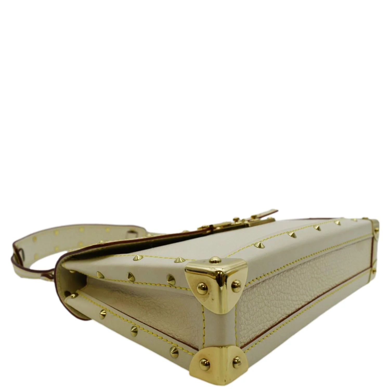 LOUIS VUITTON Suhali L'aimable Leather Shoulder Bag Off White - Image 9