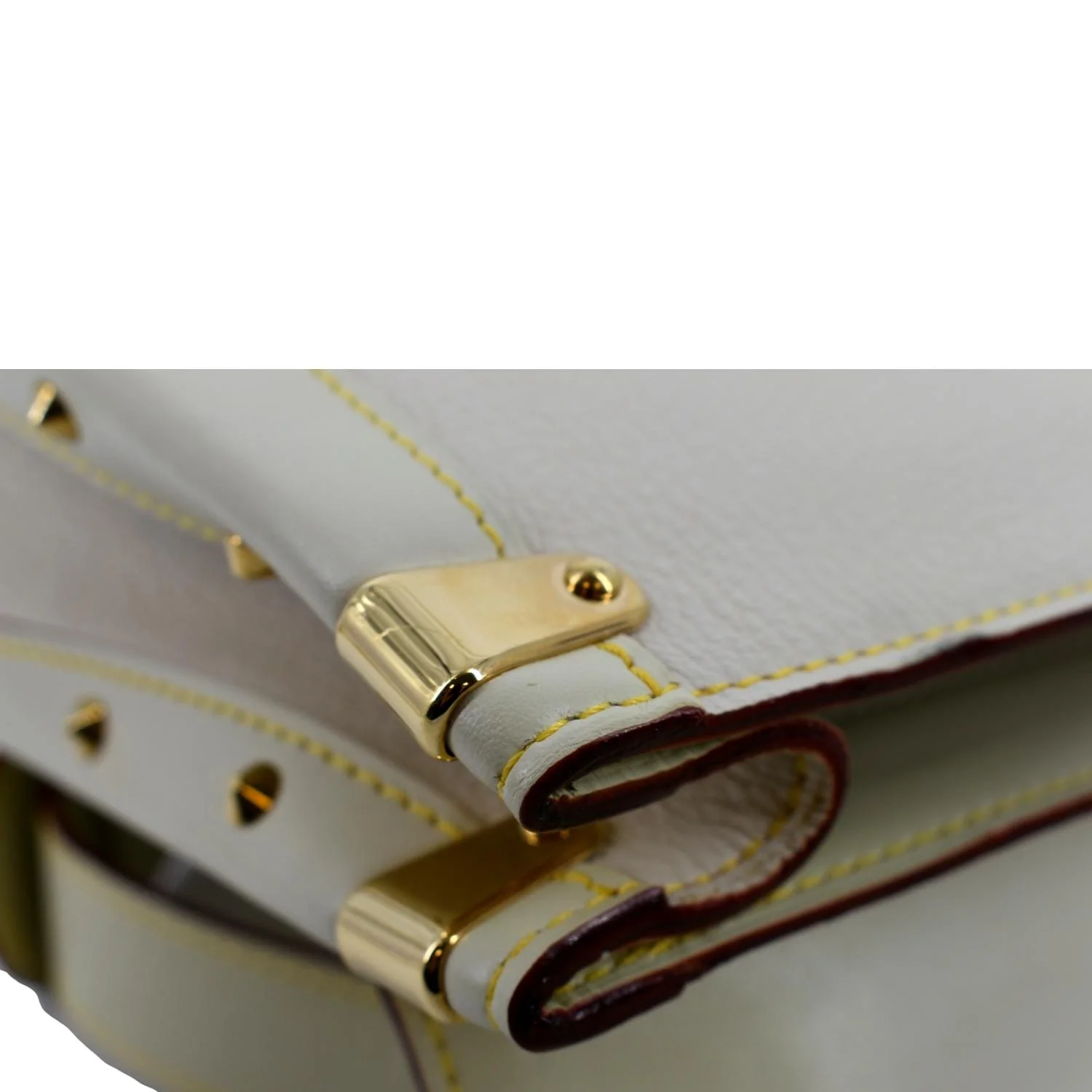 LOUIS VUITTON Suhali Le Talentueux Leather Shoulder Bag White - Image 11