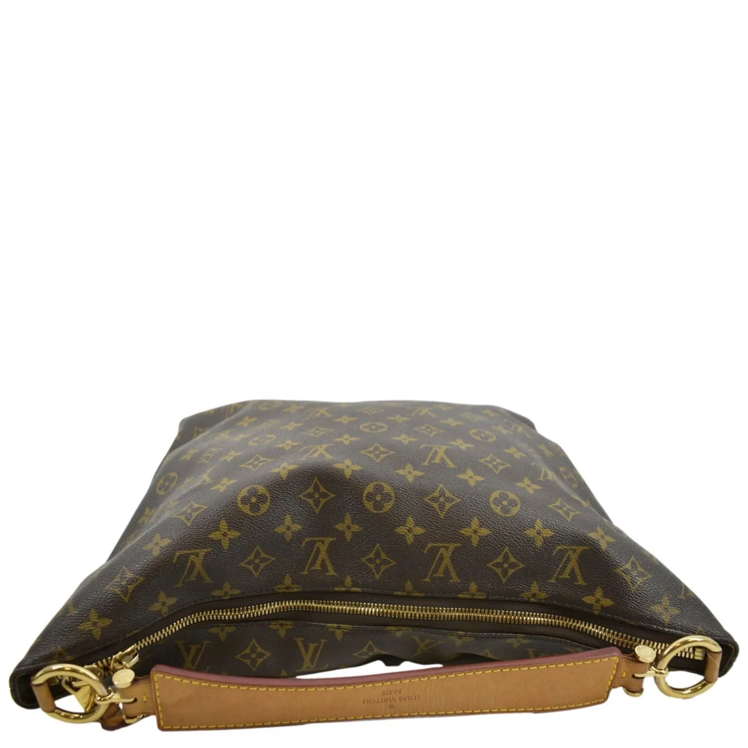 LOUIS VUITTON Sully MM Monogram Canvas Shoulder Bag Brown - Image 5