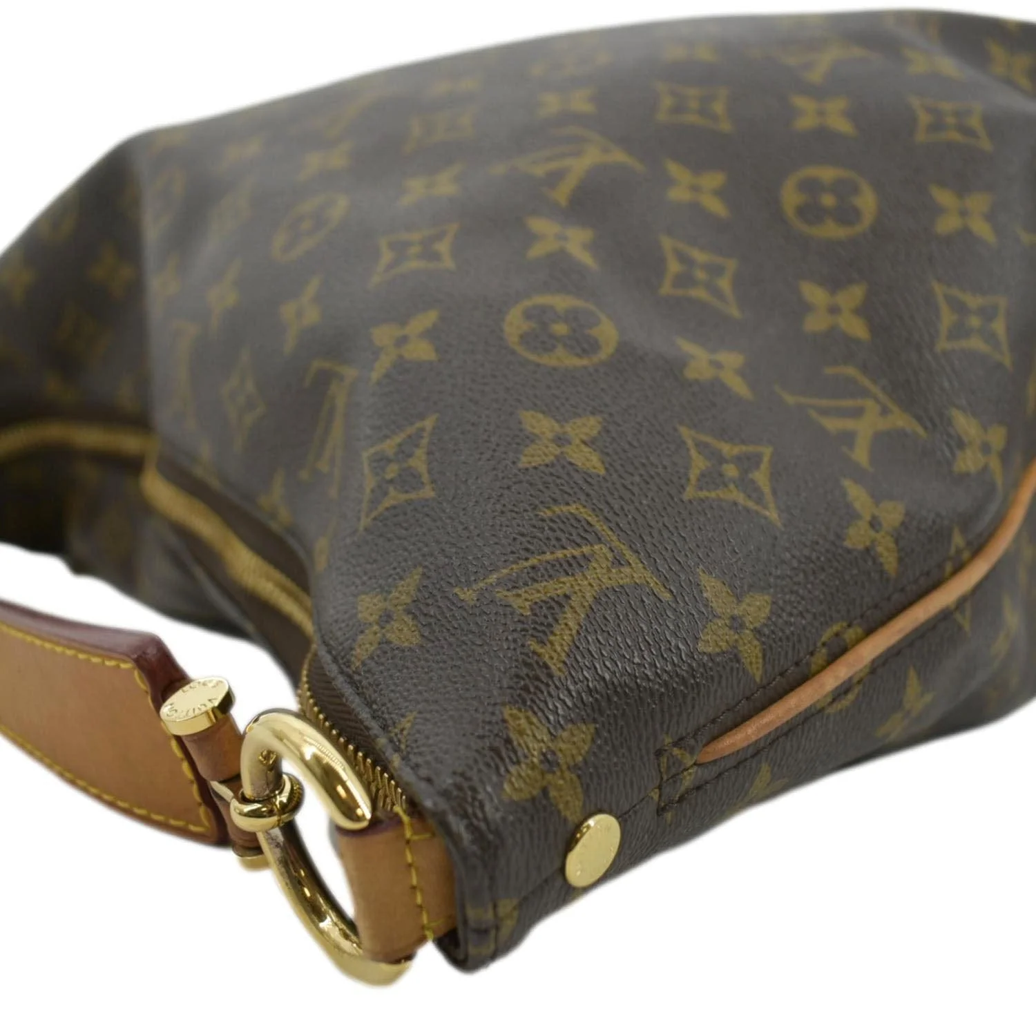 LOUIS VUITTON Sully MM Monogram Canvas Shoulder Bag Brown - Image 6