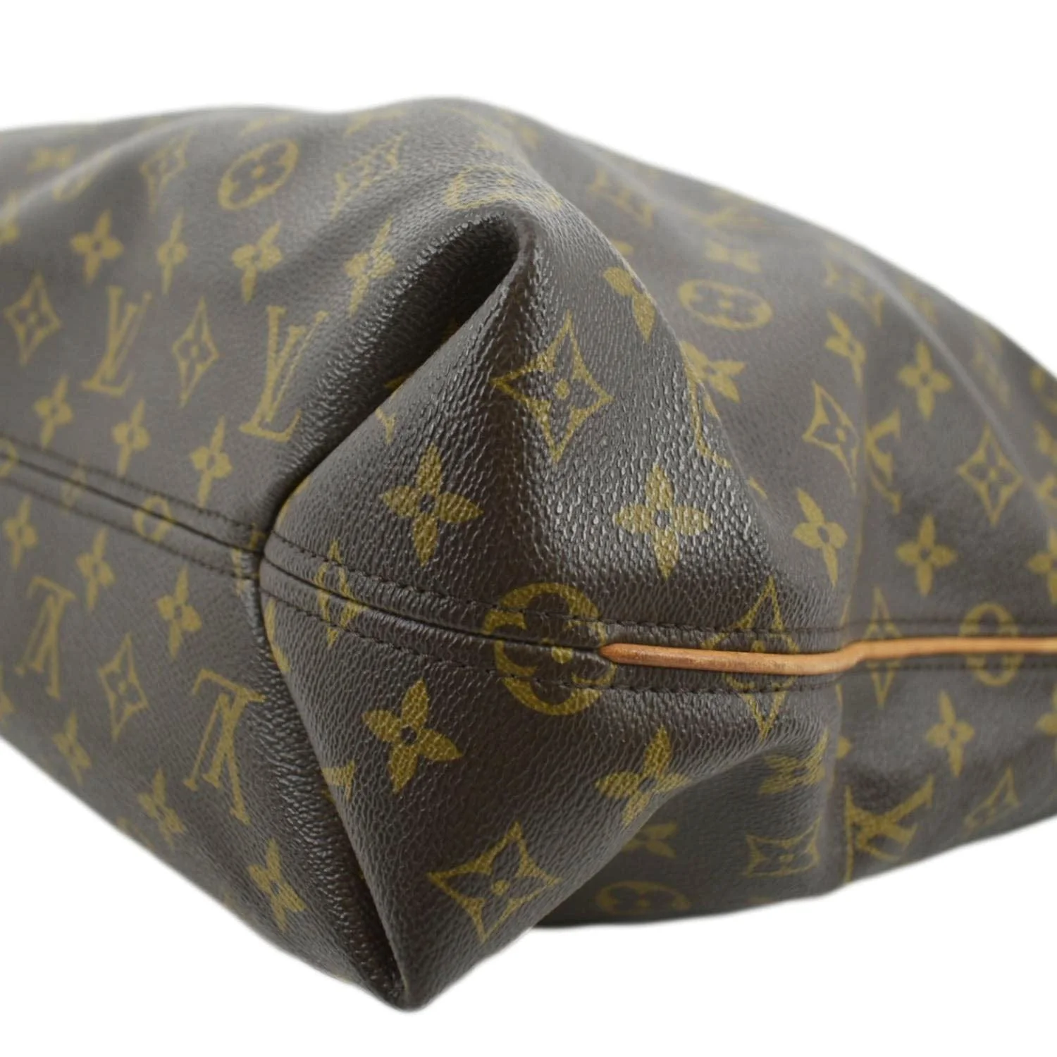 LOUIS VUITTON Sully MM Monogram Canvas Shoulder Bag Brown - Image 9