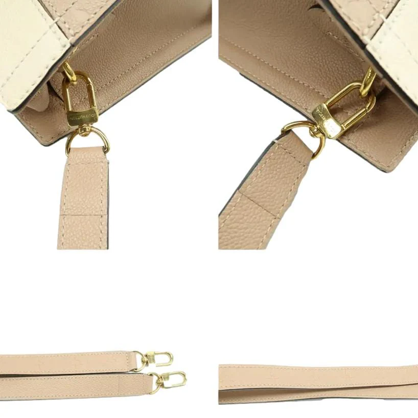 LOUIS VUITTON Sully PM Monogram Empreinte Leather Shoulder Bag Creme - Image 10