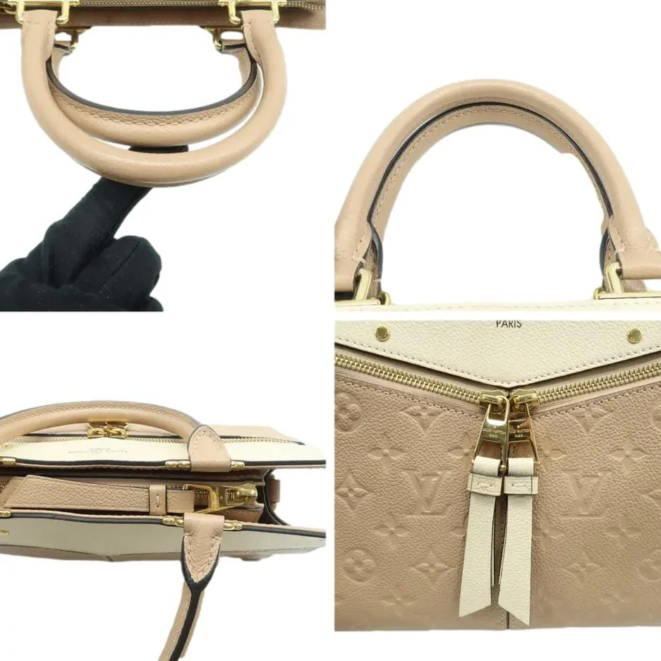 LOUIS VUITTON Sully PM Monogram Empreinte Leather Shoulder Bag Creme - Image 7