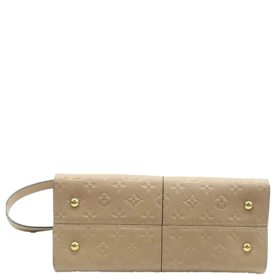 LOUIS VUITTON Sully PM Monogram Empreinte Leather Shoulder Bag Creme - Image 8