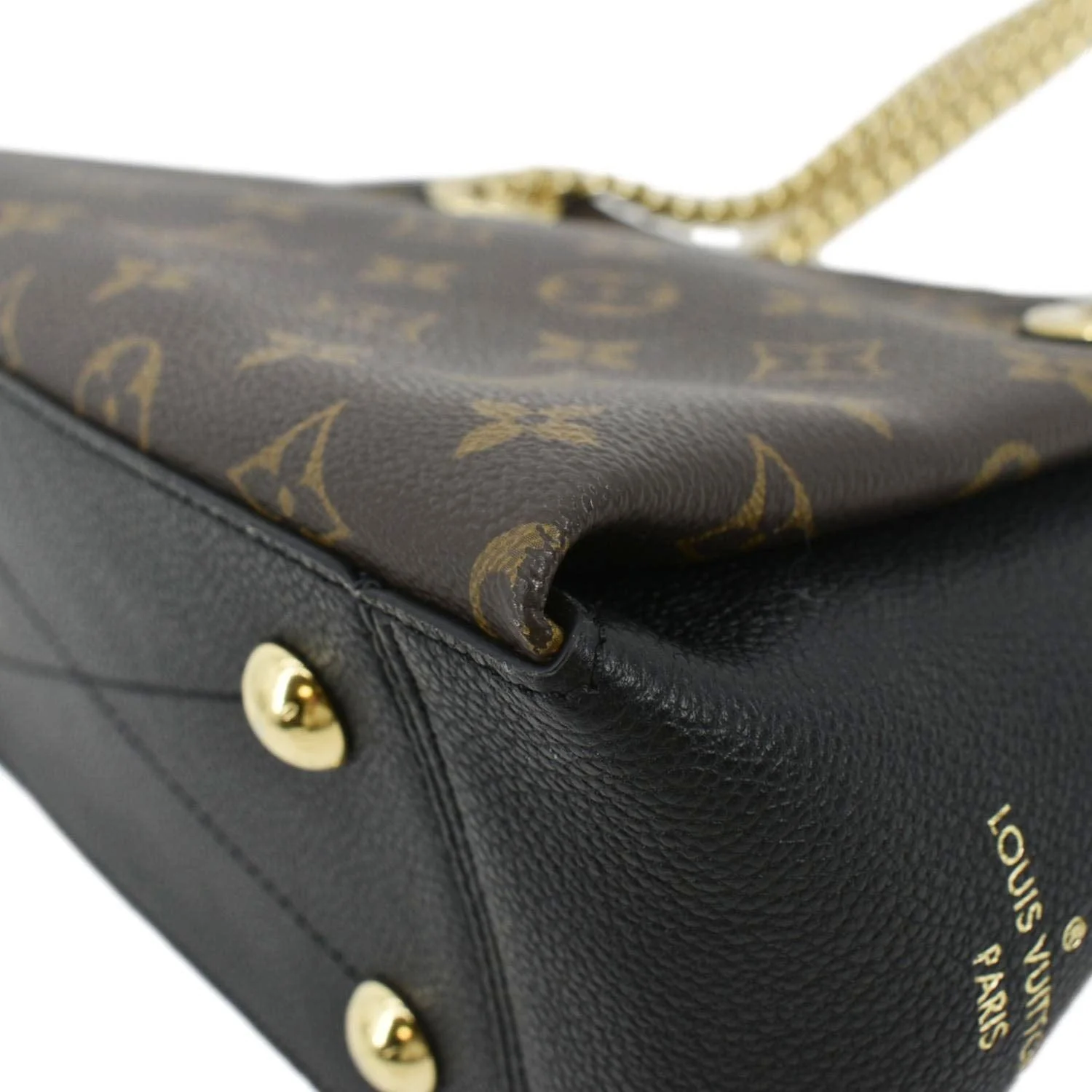 LOUIS VUITTON Surene BB Monogram Canvas Shoulder Bag Black - Image 8