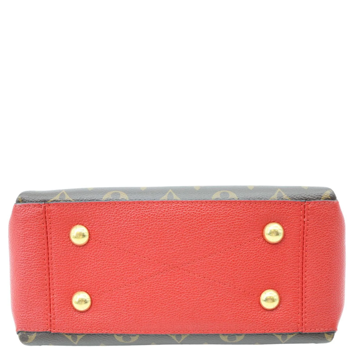 LOUIS VUITTON Surene BB Monogram Canvas Shoulder Bag Red - Image 10