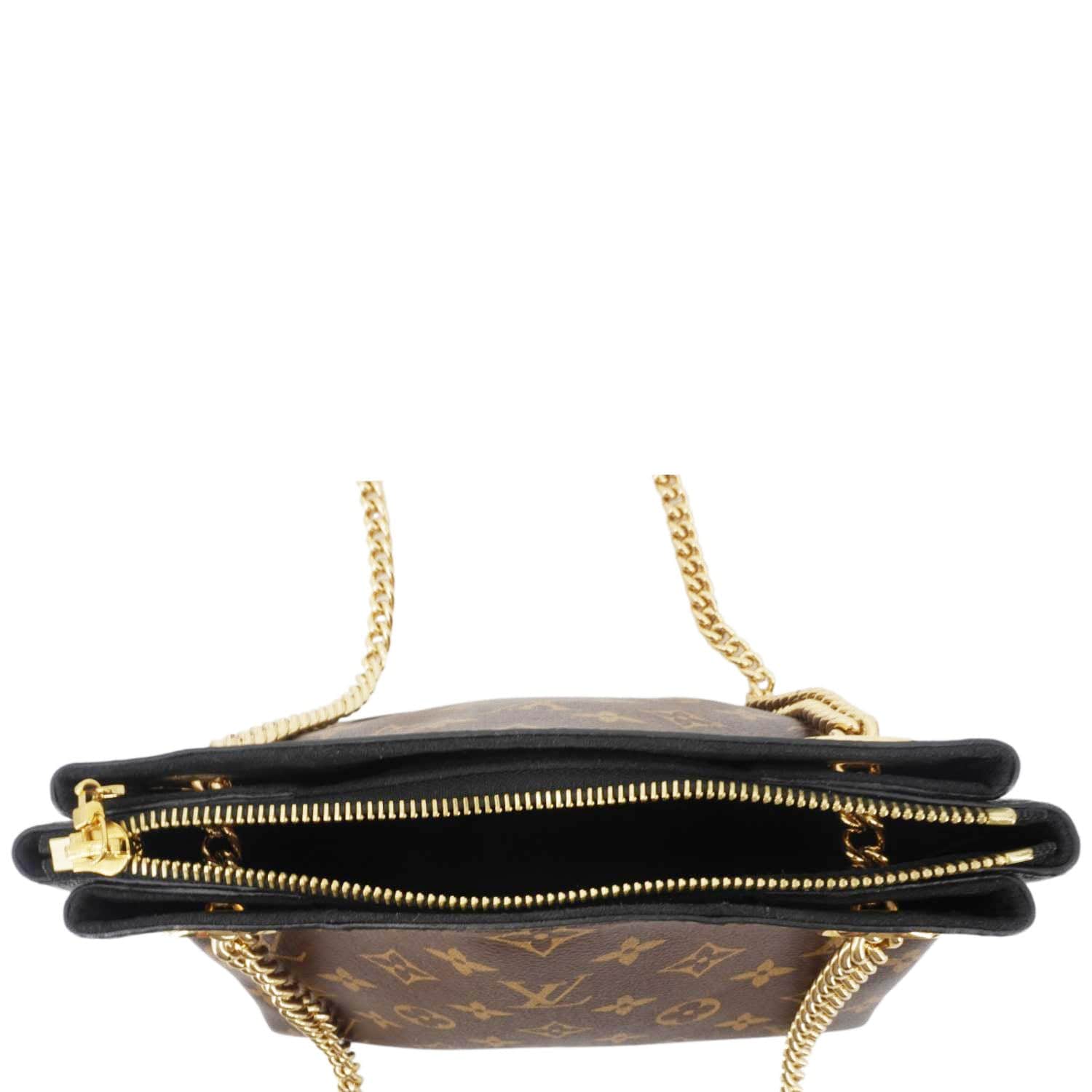 LOUIS VUITTON Surene BB Monogram Canvas Shoulder Bag Black - Image 10