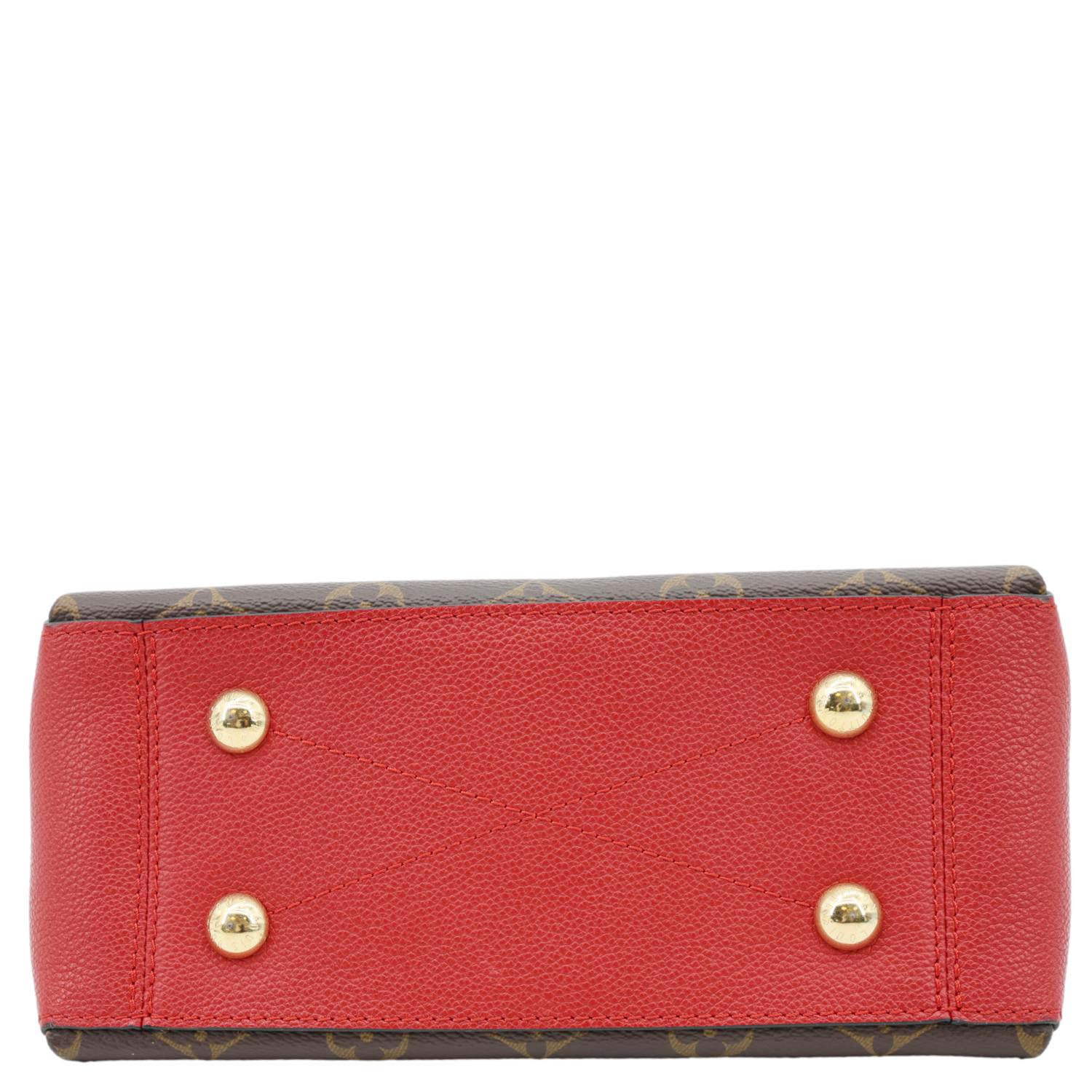LOUIS VUITTON Surene BB Monogram Canvas Shoulder Bag Red - Image 11