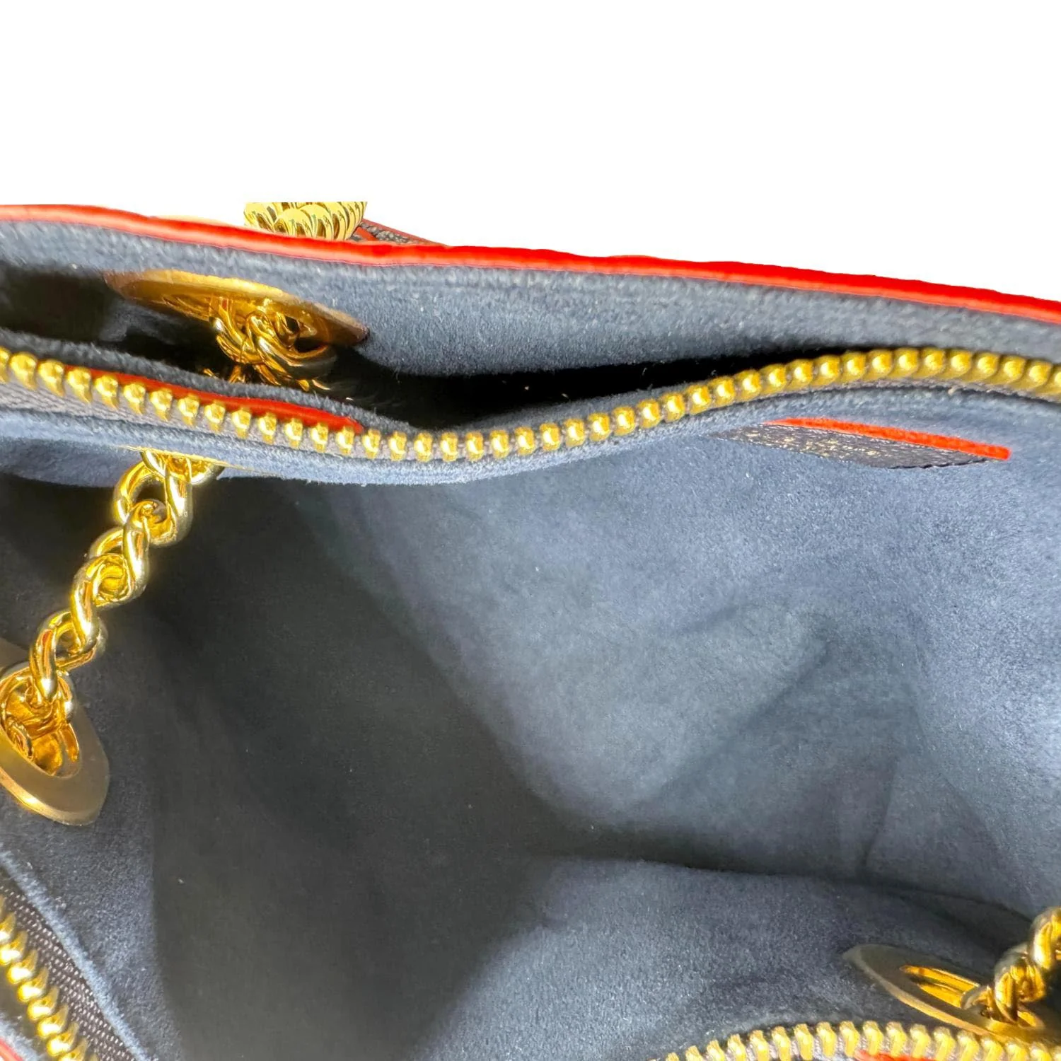 LOUIS VUITTON Surene BB Empreinte Leather Shoulder Bag Navy Blue - Image 11