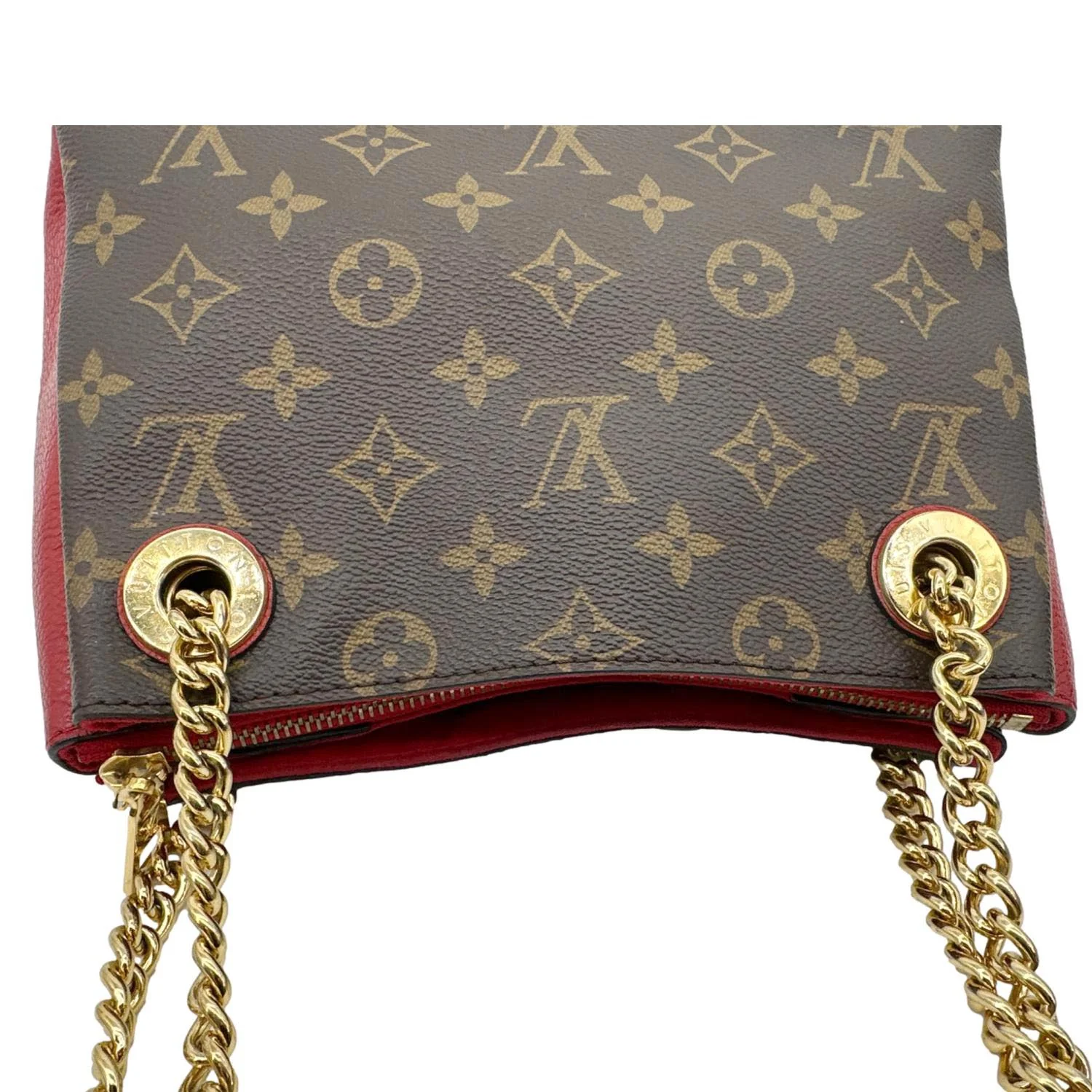 LOUIS VUITTON Surene MM Monogram Canvas Shoulder Bag Cherry - Image 4