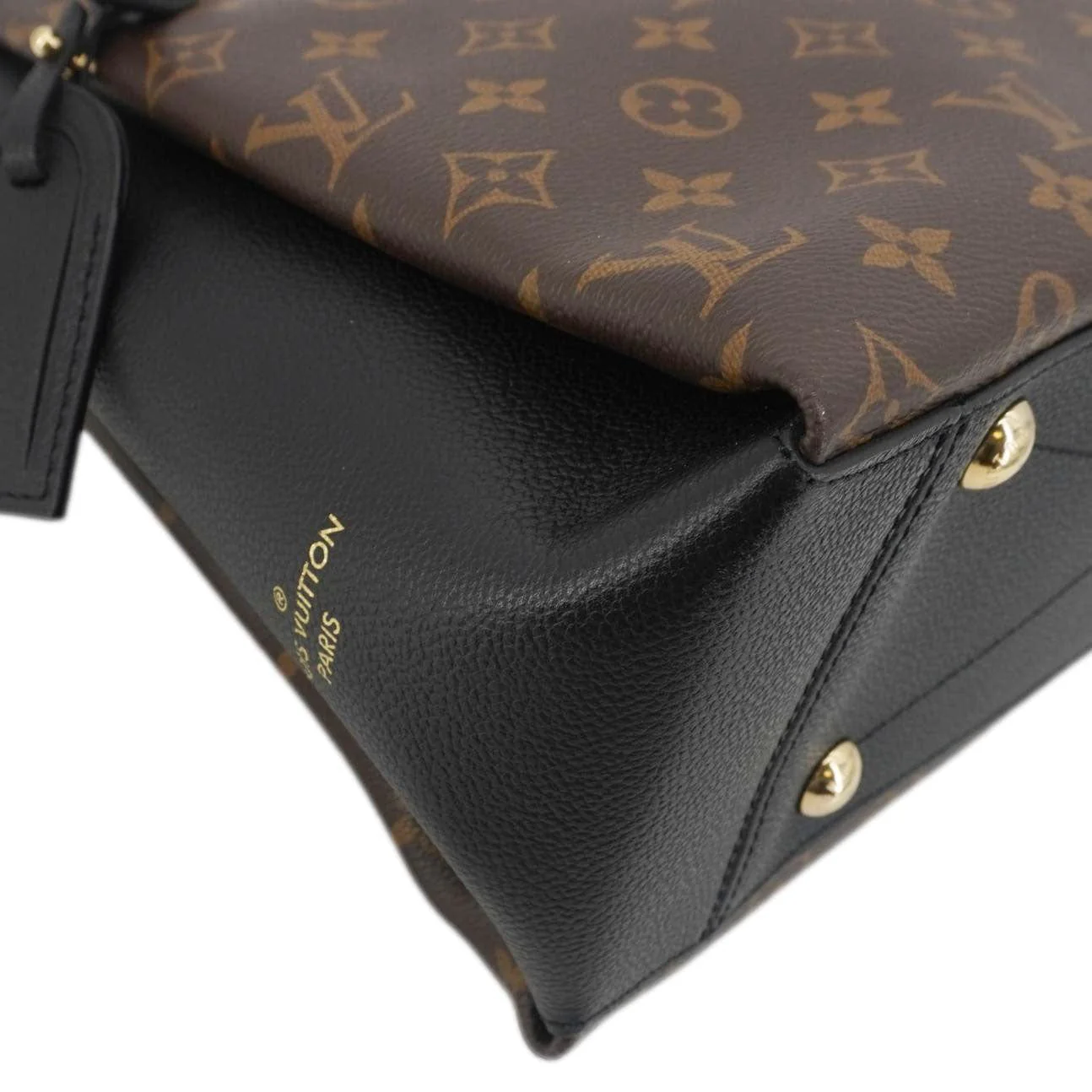 LOUIS VUITTON Surene MM Monogram Canvas Shoulder Bag Black - Image 9