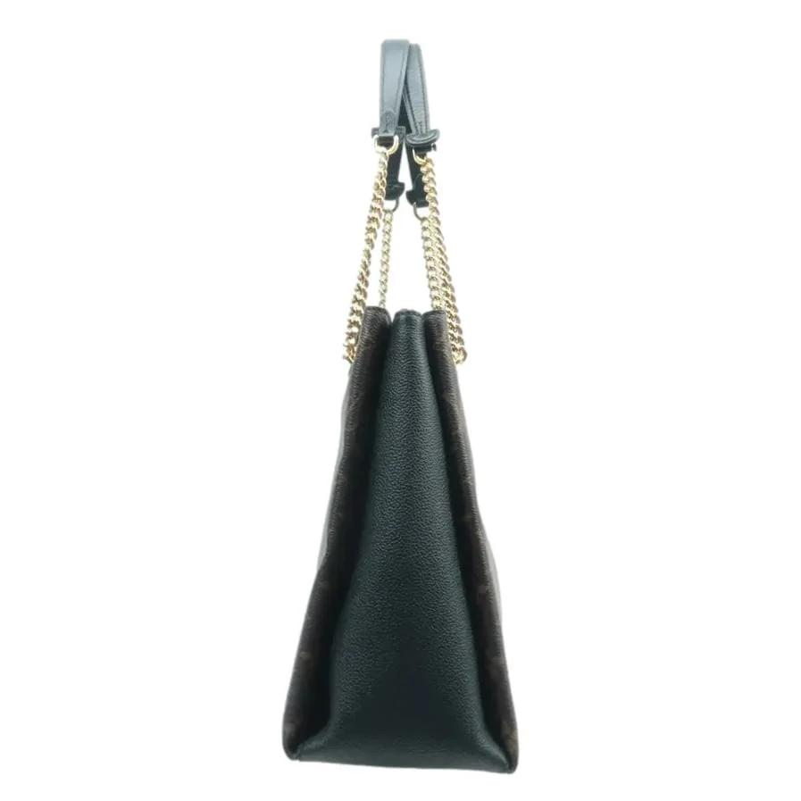 LOUIS VUITTON Surene MM Monogram Canvas Shoulder Bag Black - Image 3