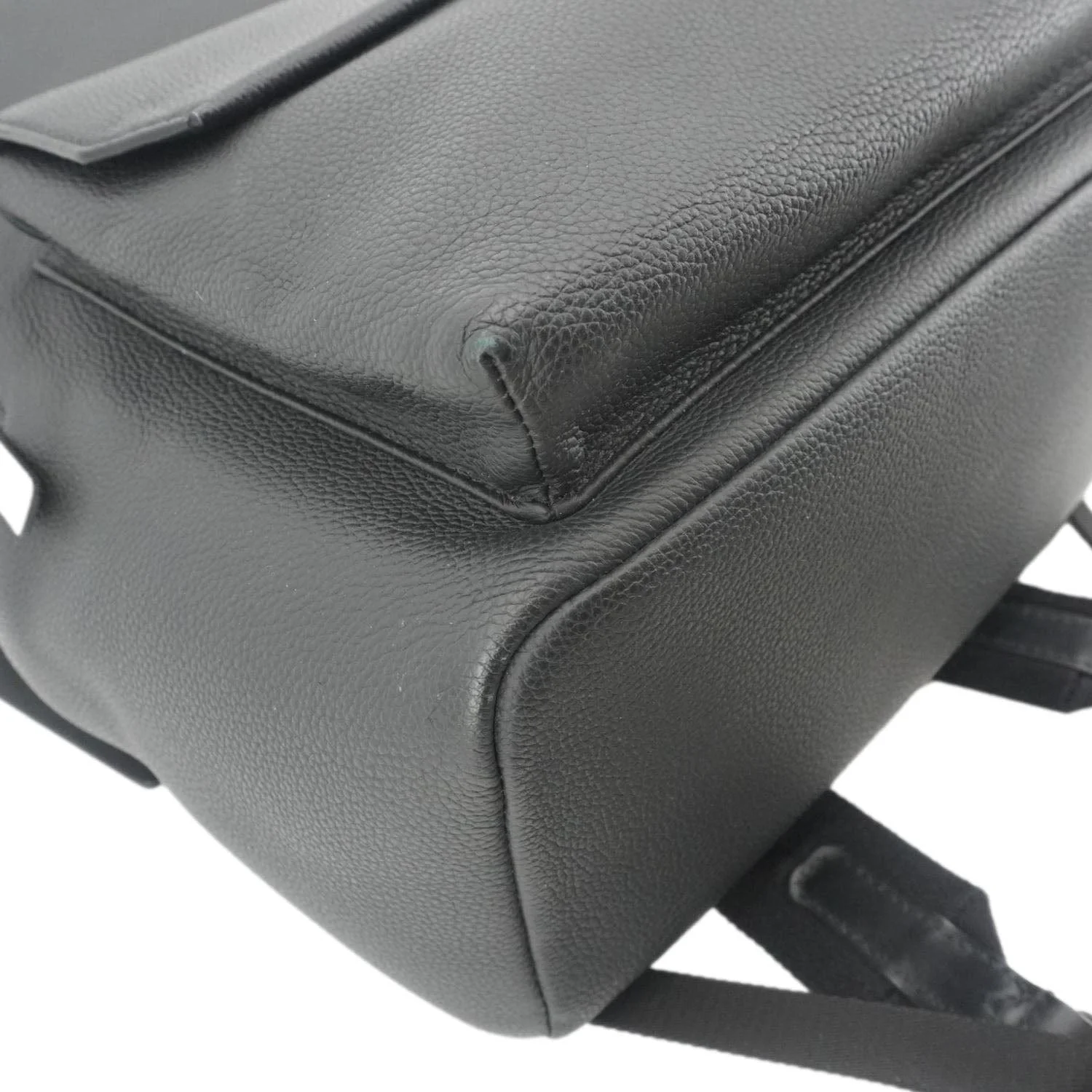 LOUIS VUITTON Takeoff Aerogram Grained Calf Leather Backpack Black - Image 8