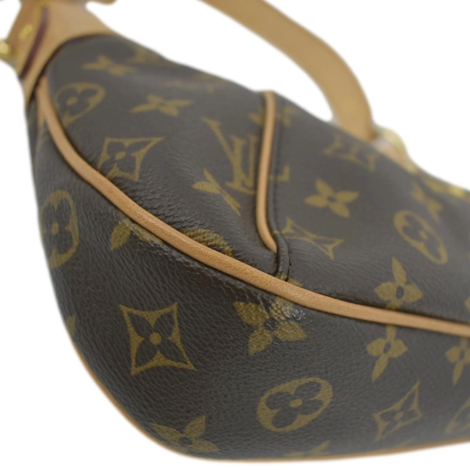 LOUIS VUITTON Thames PM Monogram Canvas Shoulder Bag Brown - Image 9
