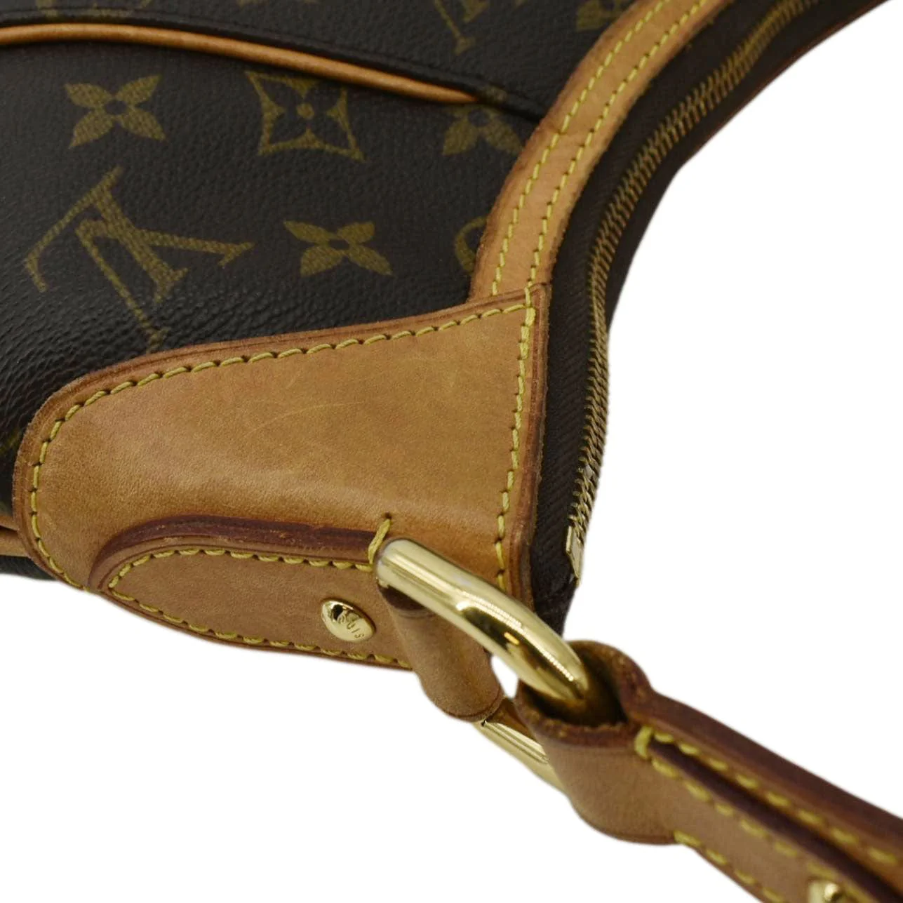 LOUIS VUITTON Thames PM Monogram Canvas Shoulder Bag Brown - Image 5