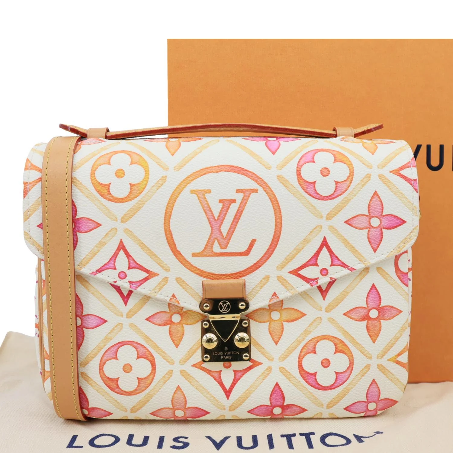 LOUIS VUITTON Metis Pochette MM Monogram Tiles By The Pool Crossbody Bag Multicolor - Image 3