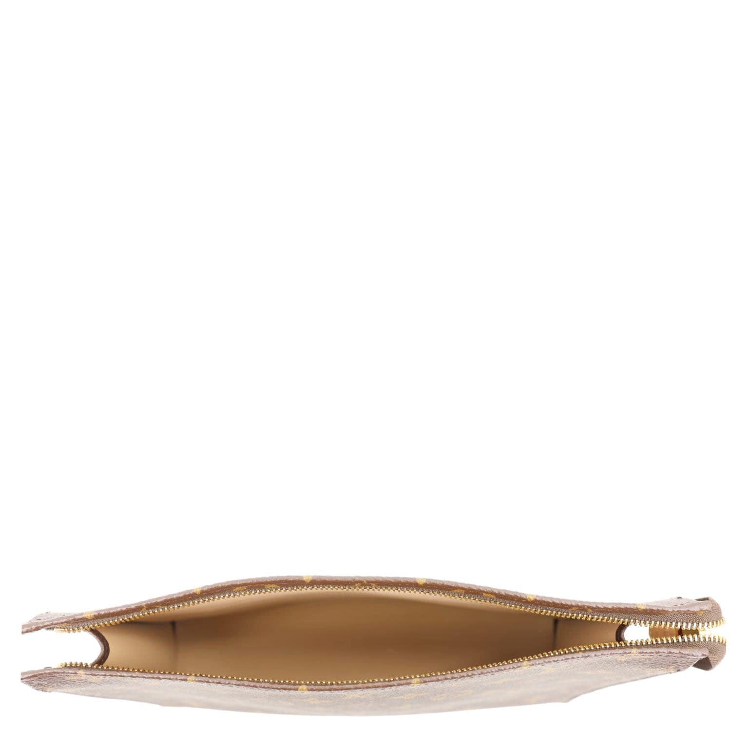 LOUIS VUITTON Toiletry Pouch 26 Monogram Canvas Clutch Brown - Image 11