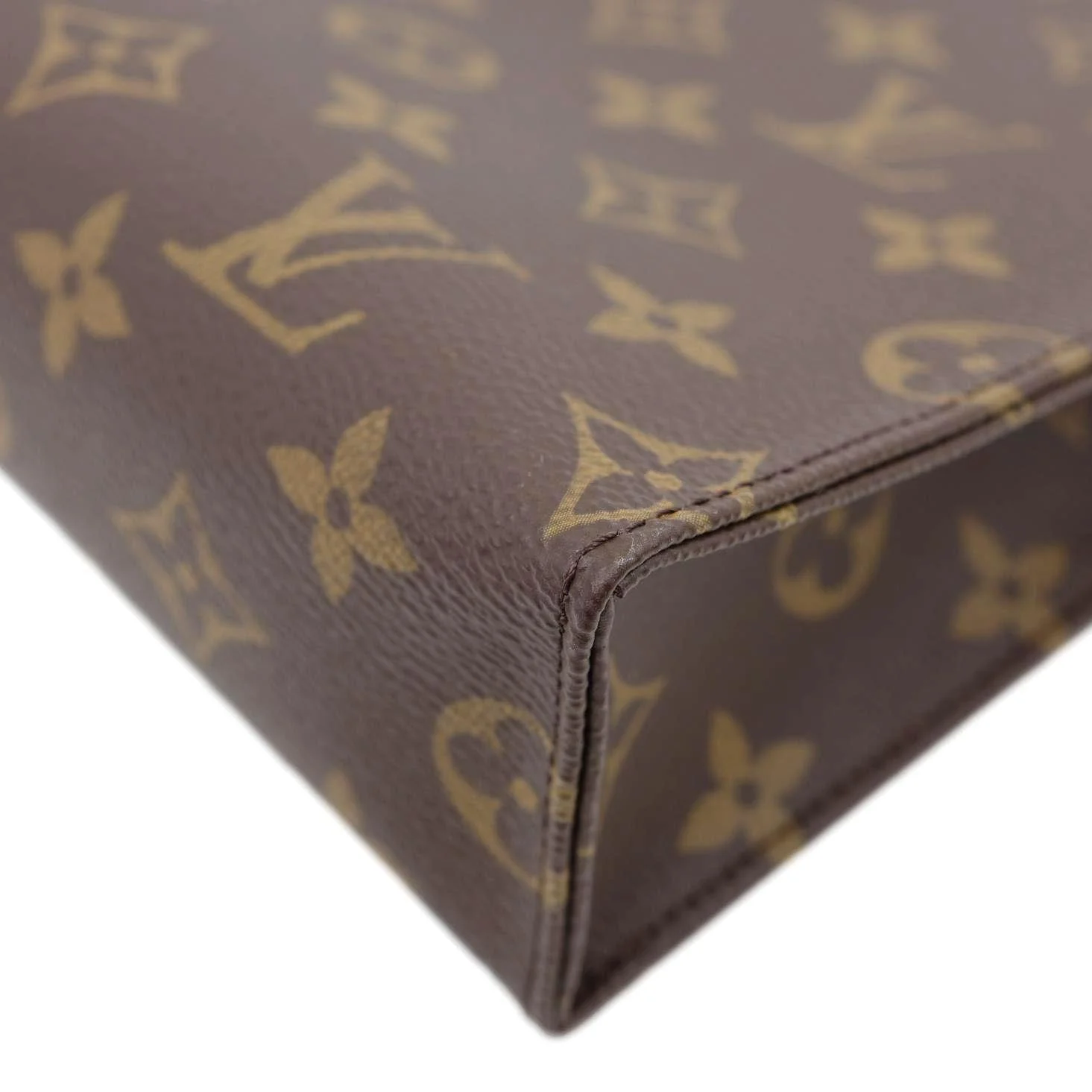 LOUIS VUITTON Toiletry Pouch 26 Monogram Canvas Clutch Brown - Image 9
