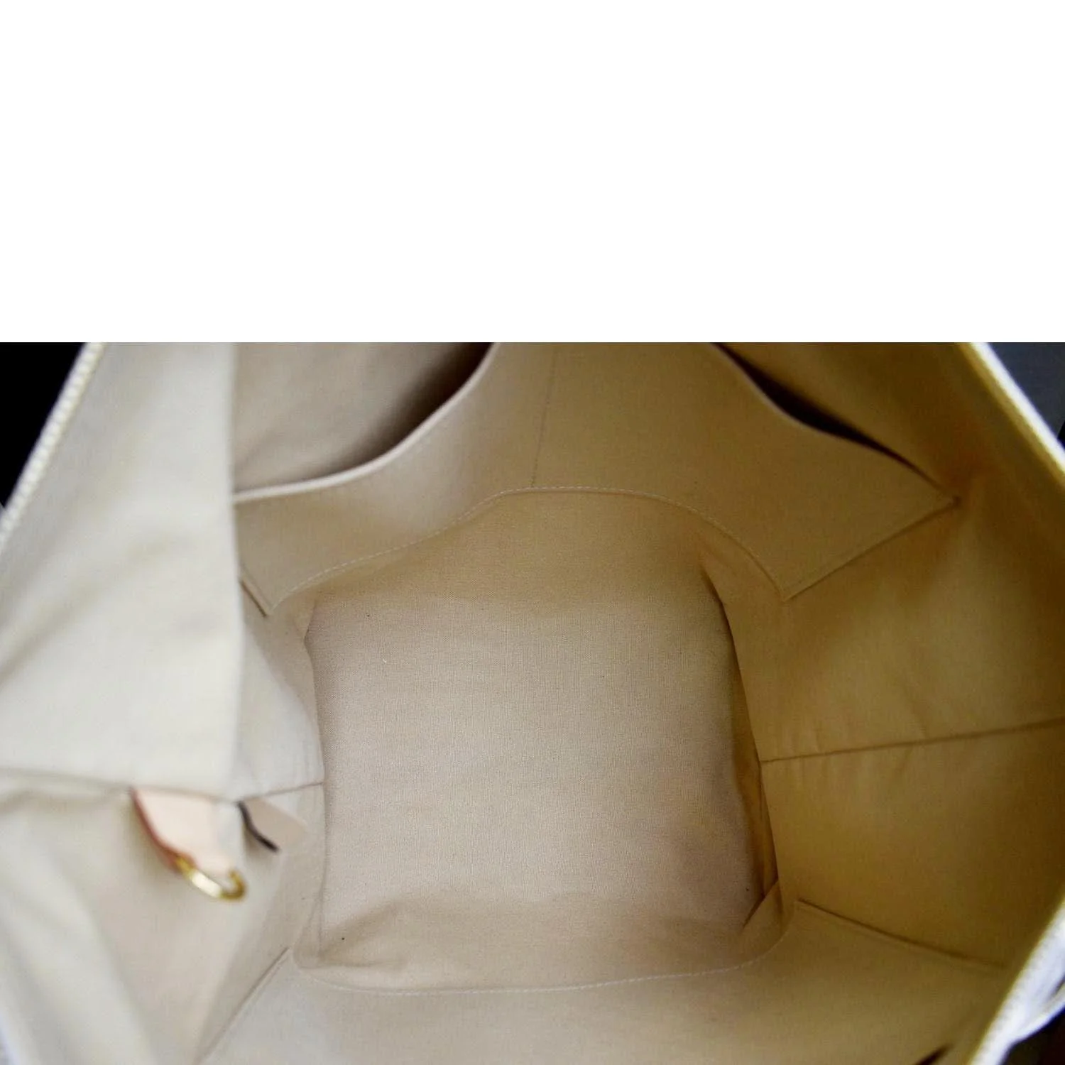 LOUIS VUITTON Totally MM Damier Azur Shoulder Bag White - Image 11
