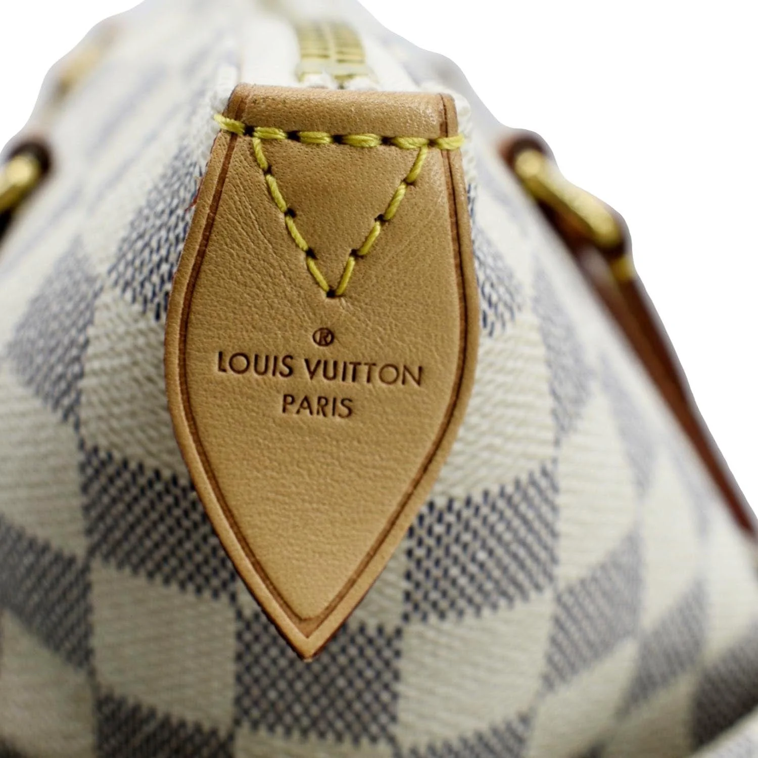 LOUIS VUITTON Totally MM Damier Azur Shoulder Bag White - Image 14