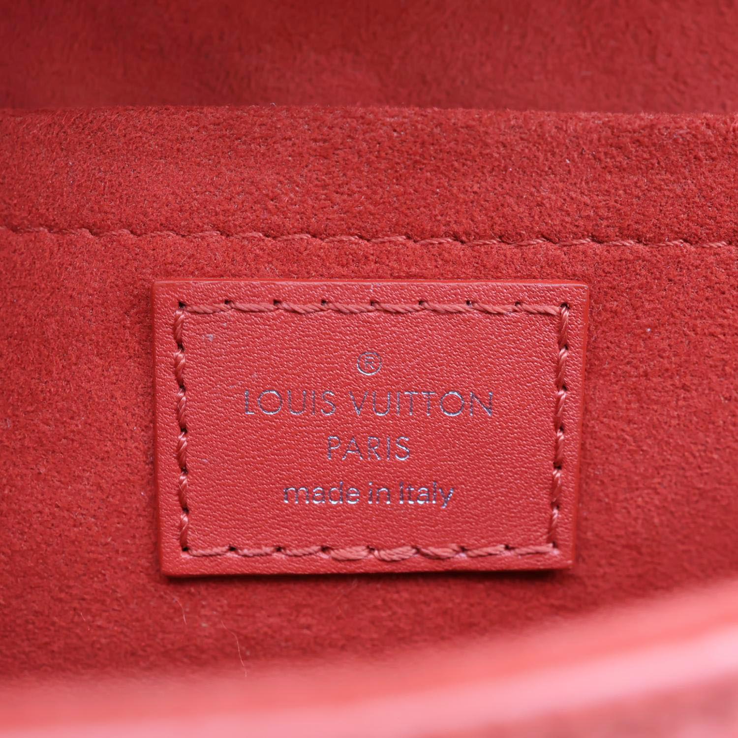 LOUIS VUITTON New Wave PM Leather Chain Crossbody Bag Red - Image 15