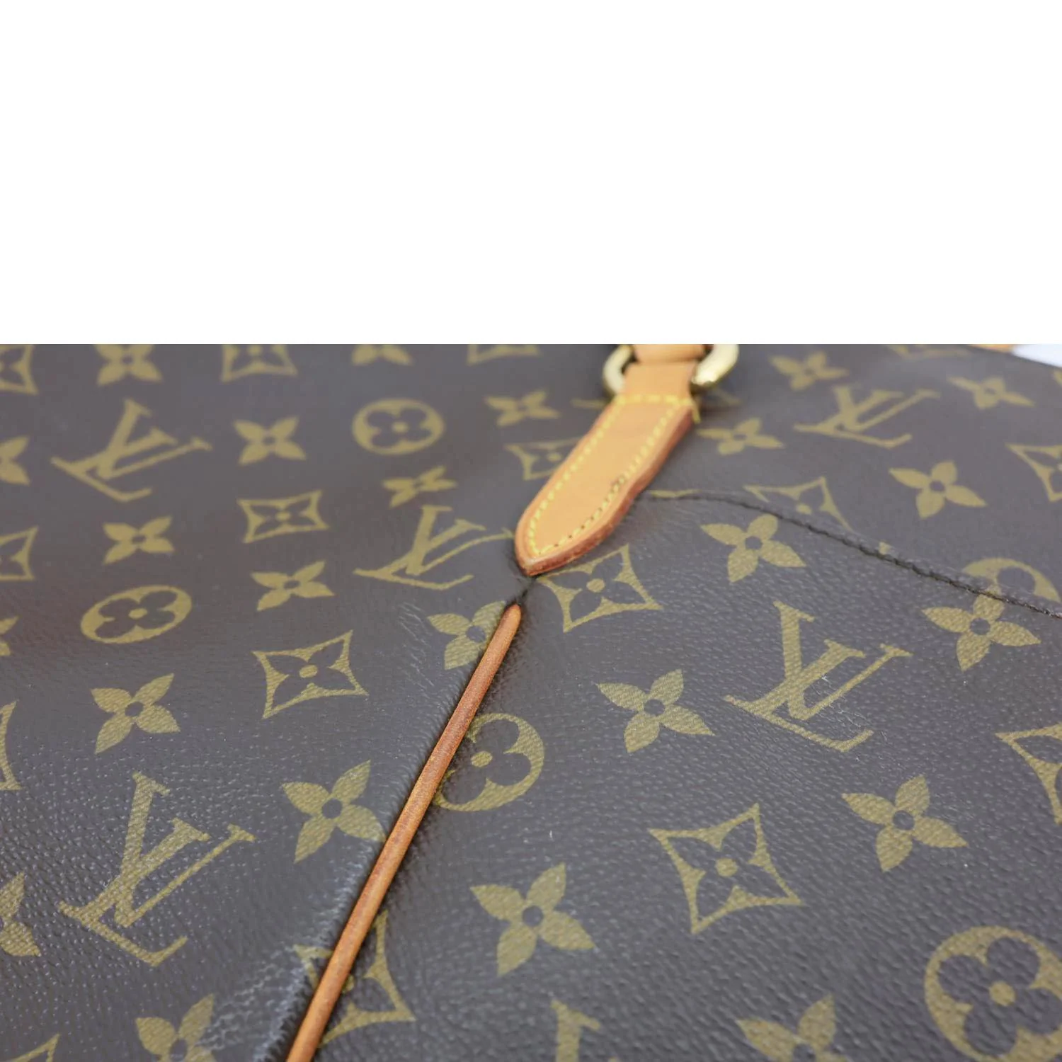 LOUIS VUITTON Totally MM Monogram Canvas Shoulder Tote Bag Brown - Image 10