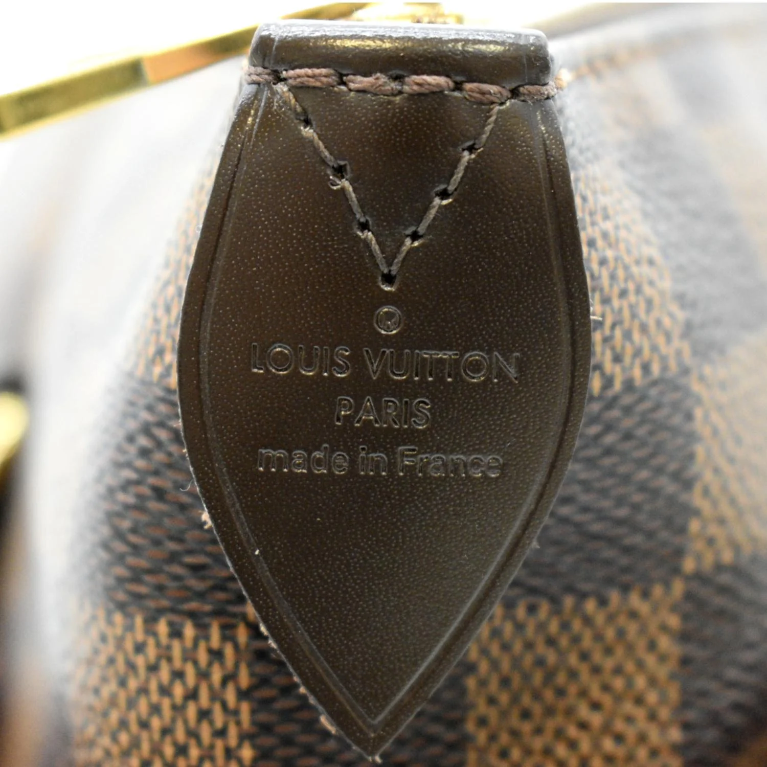 LOUIS VUITTON Totally PM Damier Ebene Tote Shoulder Bag Brown - Image 12
