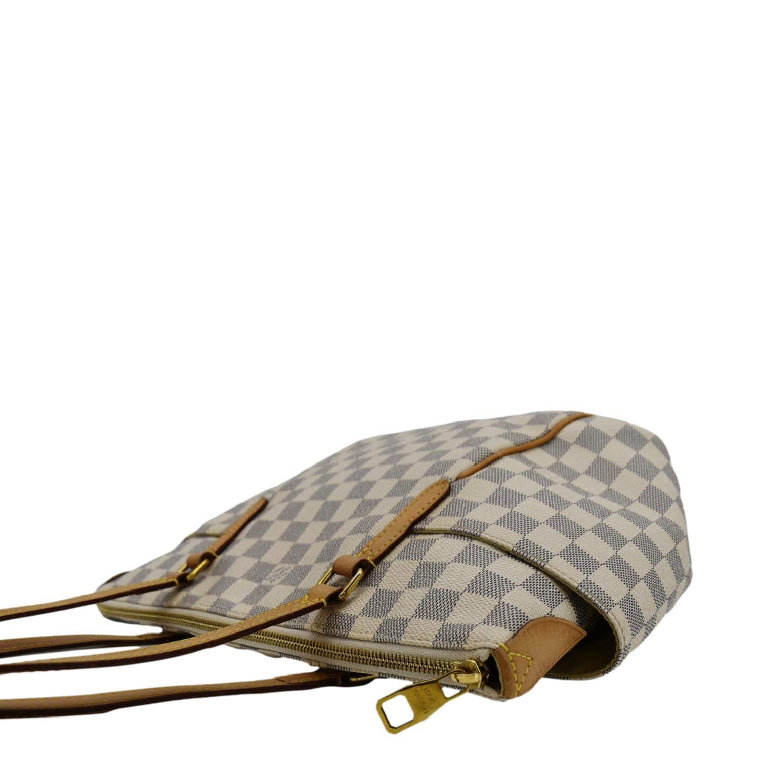 LOUIS VUITTON Totally PM Damier Azur Shoulder Bag White - Image 11