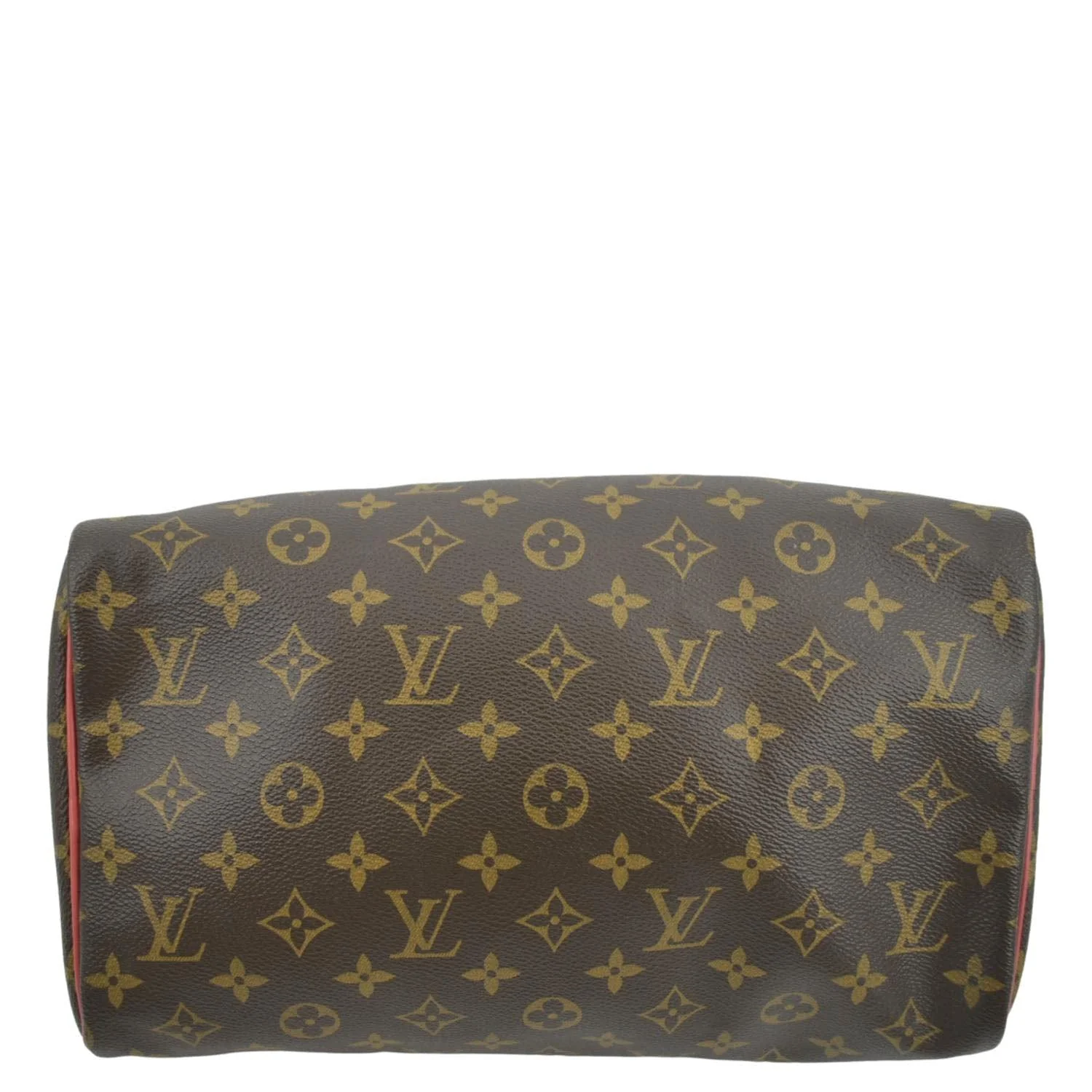LOUIS VUITTON Totem Speedy 30 Monogram Canvas Satchel Bag Flamingo Pink - Image 9