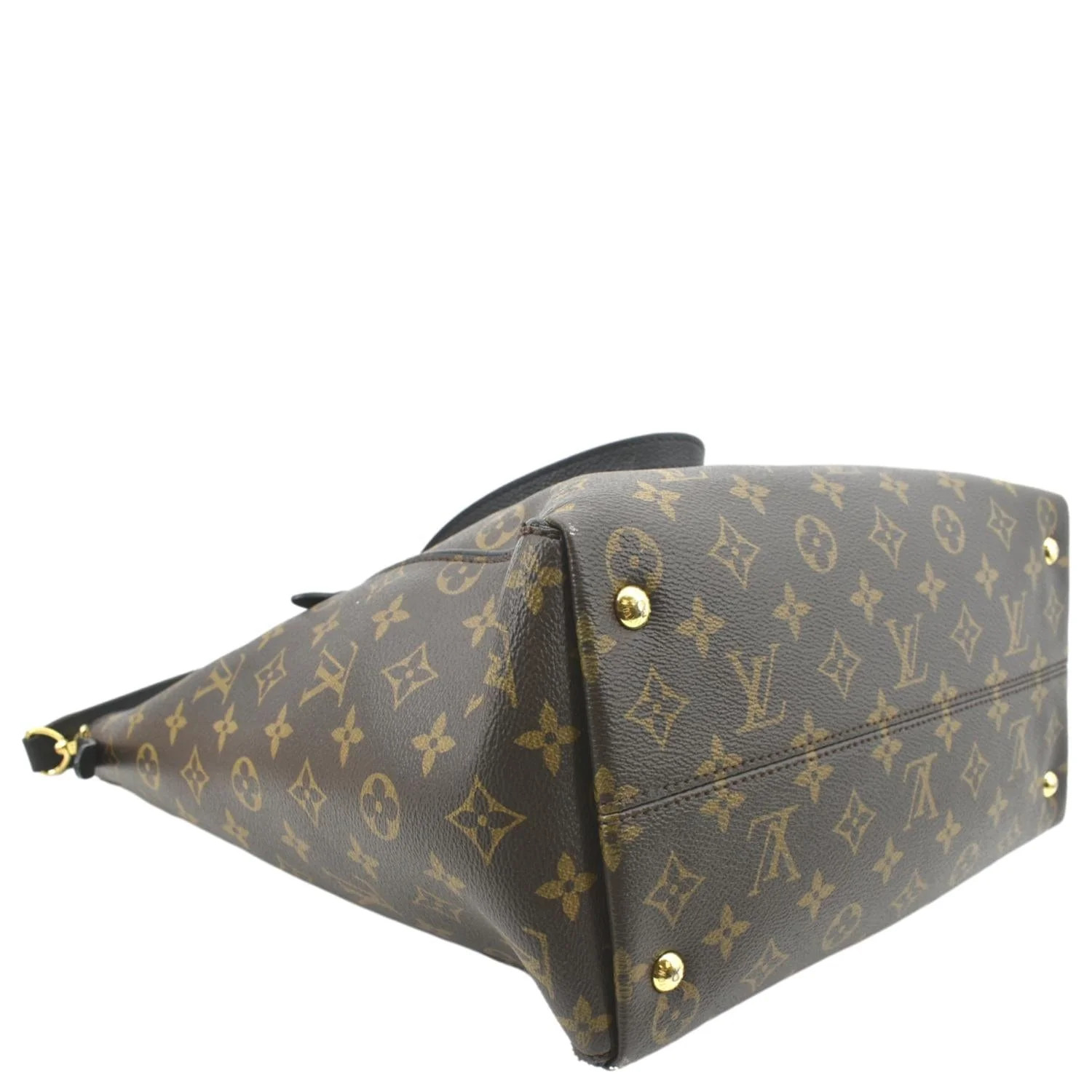 LOUIS VUITTON Tournelle MM Monogram Canvas Shoulder Bag Black - Image 9
