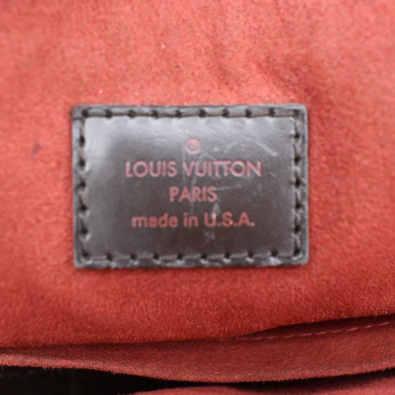 LOUIS VUITTON Trevi PM Damier Ebene Satchel Bag Brown - Image 12