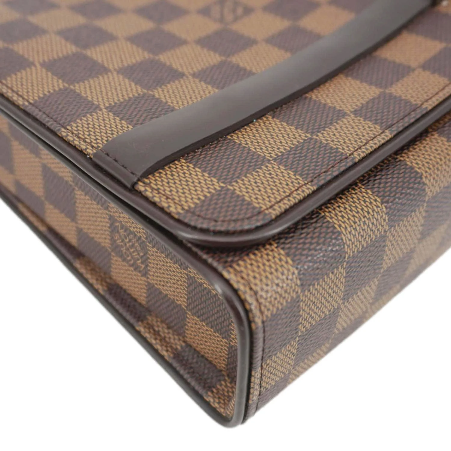 LOUIS VUITTON Tribeca Mini Damier Ebene Shoulder Bag Brown - Image 8