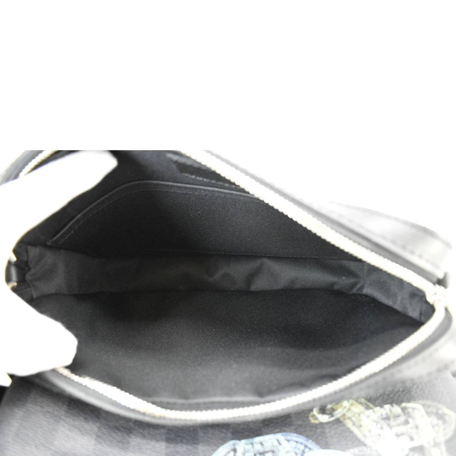 LOUIS VUITTON Trio Damier Graphite Wild Animals Messenger Bag Black - Image 12