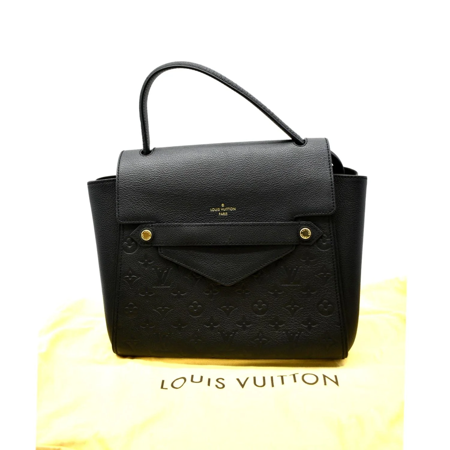 LOUIS VUITTON Trocadero Monogram Empreinte Leather Shoulder Bag Black - Image 3