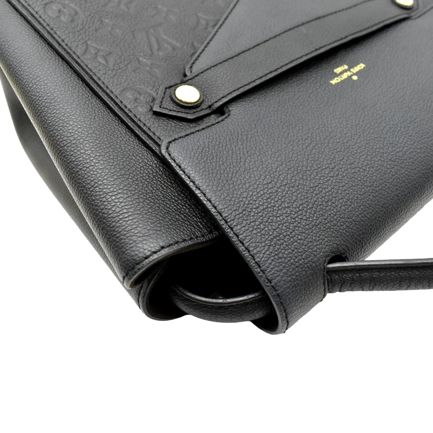 LOUIS VUITTON Trocadero Monogram Empreinte Leather Shoulder Bag Black - Image 7