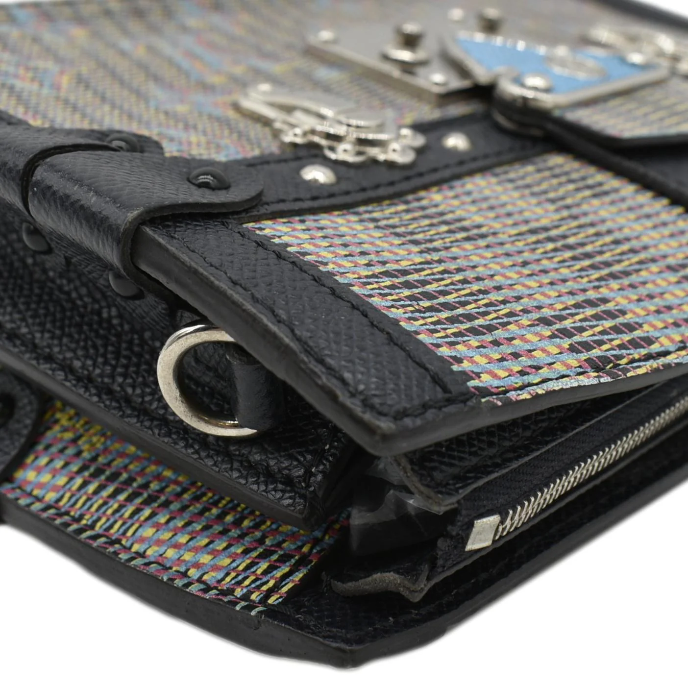 LOUIS VUITTON Trunk Clutch Damier Monogram LV Pop Crossbody Bag Multicolor - Image 5