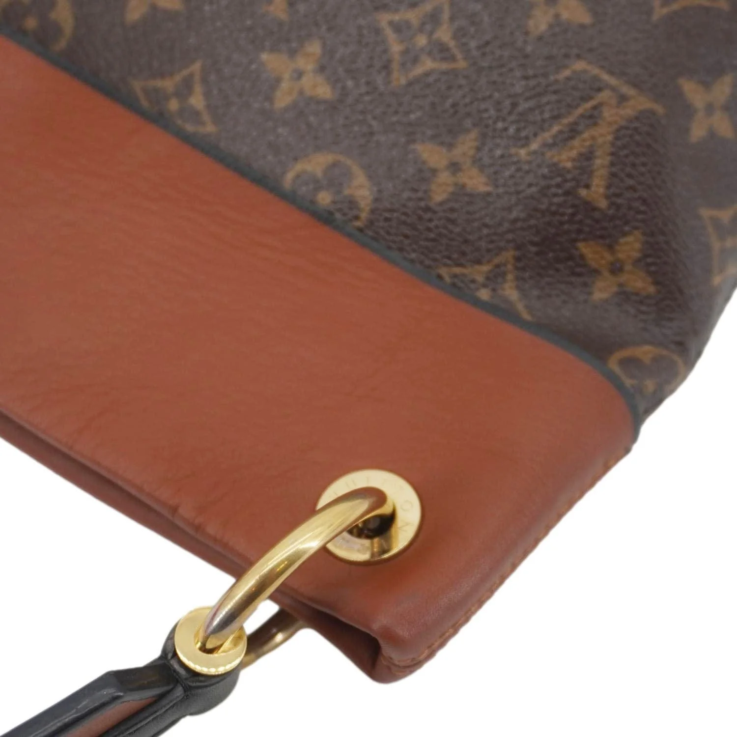 LOUIS VUITTON Tuileries Besace Monogram Canvas Shoulder Bag Brown - Image 7