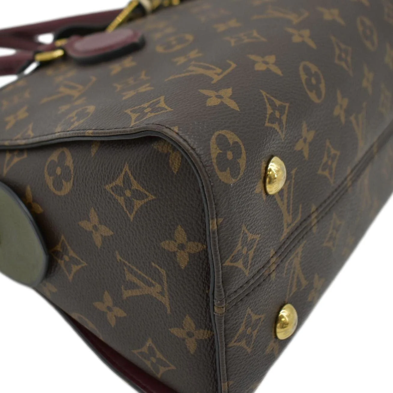 LOUIS VUITTON Tuileries Monogram Canvas Tote Shoulder Bag Brown - Image 7