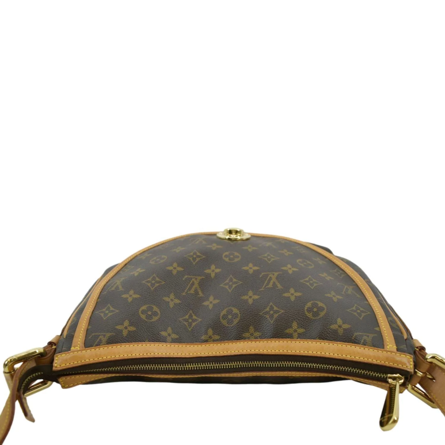 LOUIS VUITTON Tulum GM Monogram Canvas Crossbody Bag Brown - Image 4
