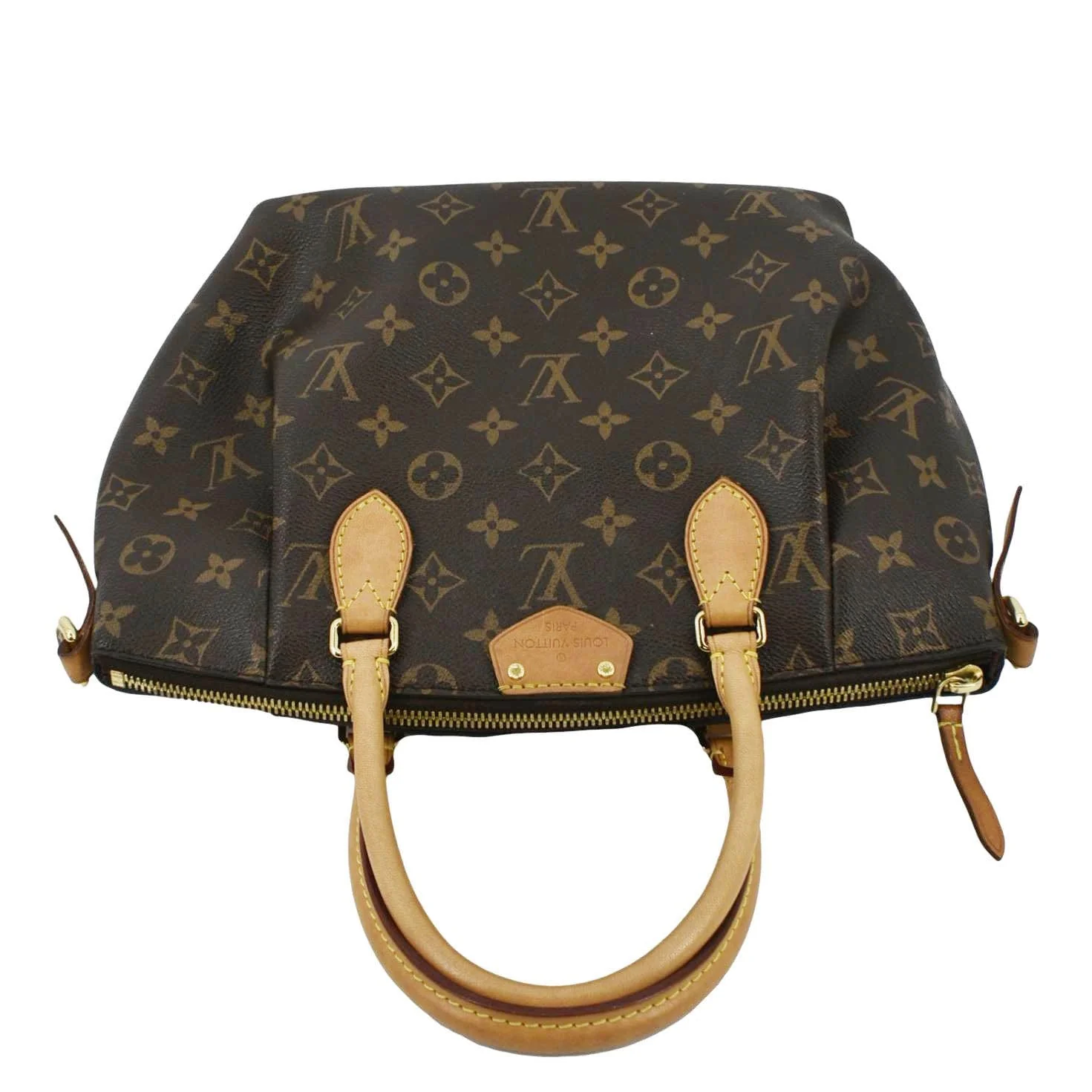 LOUIS VUITTON Turenne MM Monogram Canvas 2 Way Shoulder Bag Brown - Image 4